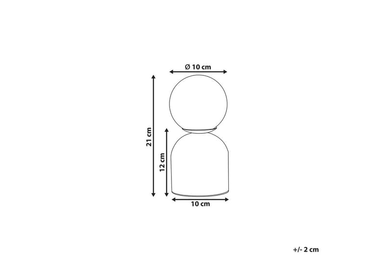 Rizka Bordslampa 21 cm G9 - Vit - Belysning & el - Inomhusbelysning & lampor - Sänglampor & nattduksbordslampa - Sänglampa bord