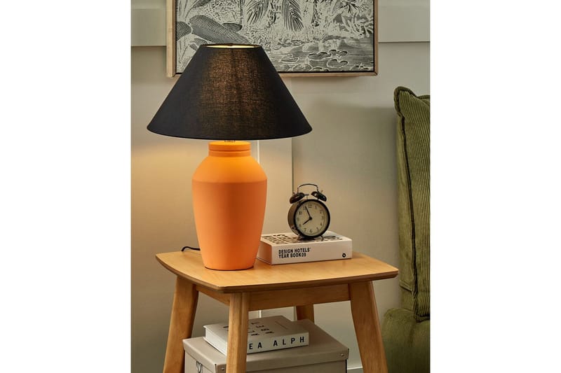 Rodbrera Bordslampa 52 cm E27 - Orange/Svart - Belysning & el - Inomhusbelysning & lampor - Sänglampor & nattduksbordslampa - Sänglampa bord