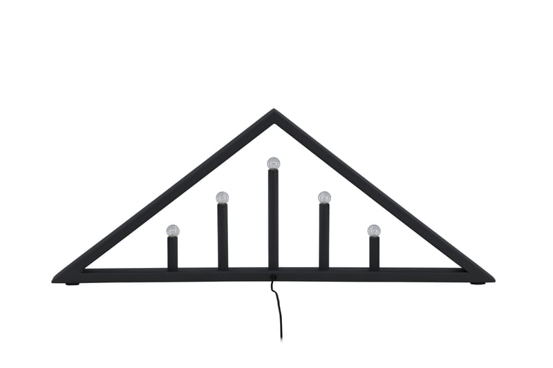 Sankt Adventsljusstake 26 cm - Svart - Belysning & el - Inomhusbelysning & lampor - Sänglampor & nattduksbordslampa - Sänglampa bord