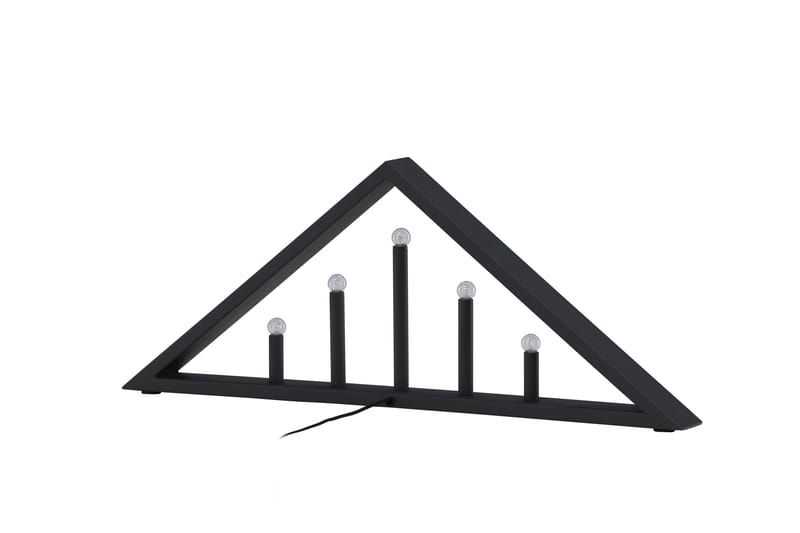 Sankt Adventsljusstake 26 cm - Svart - Belysning & el - Inomhusbelysning & lampor - Sänglampor & nattduksbordslampa - Sänglampa bord