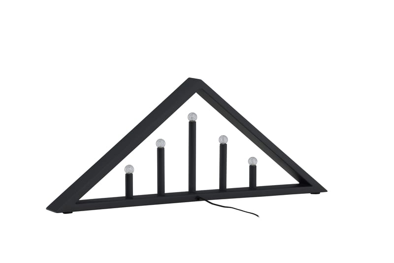 Sankt Adventsljusstake 26 cm - Svart - Belysning & el - Inomhusbelysning & lampor - Sänglampor & nattduksbordslampa - Sänglampa bord