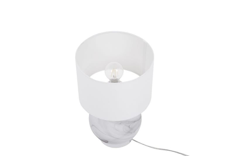 Skaffe Bordslampa 40 cm E27 - Grå/Vit - Belysning & el - Inomhusbelysning & lampor - Sänglampor & nattduksbordslampa - Sänglampa bord