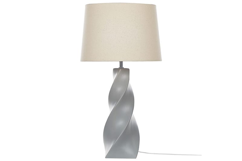 Tavra Bordslampa 71 cm E27 - Grå/Beige - Belysning & el - Inomhusbelysning & lampor - Sänglampor & nattduksbordslampa - Sänglampa bord