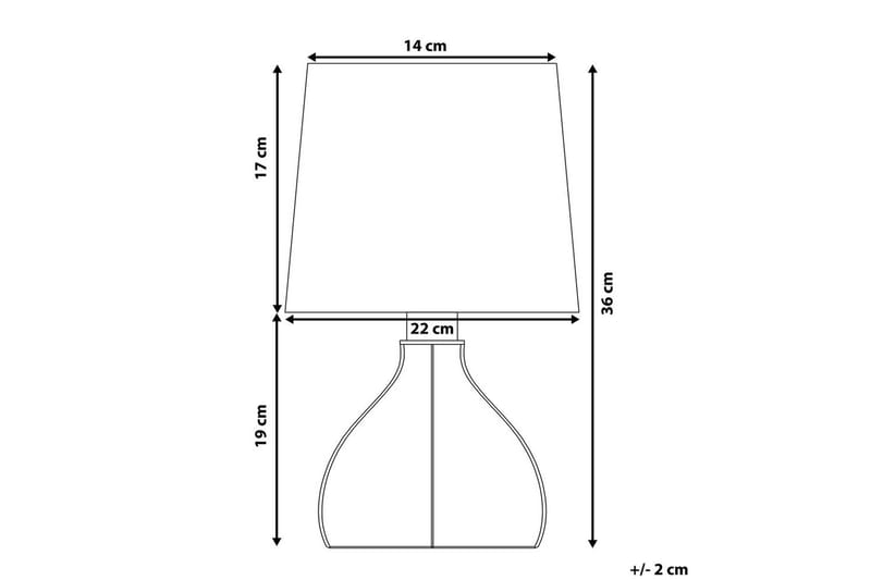 Thasall Bordslampa 36 cm E14 - Natur/Vit - Belysning & el - Inomhusbelysning & lampor - Sänglampor & nattduksbordslampa - Sänglampa bord