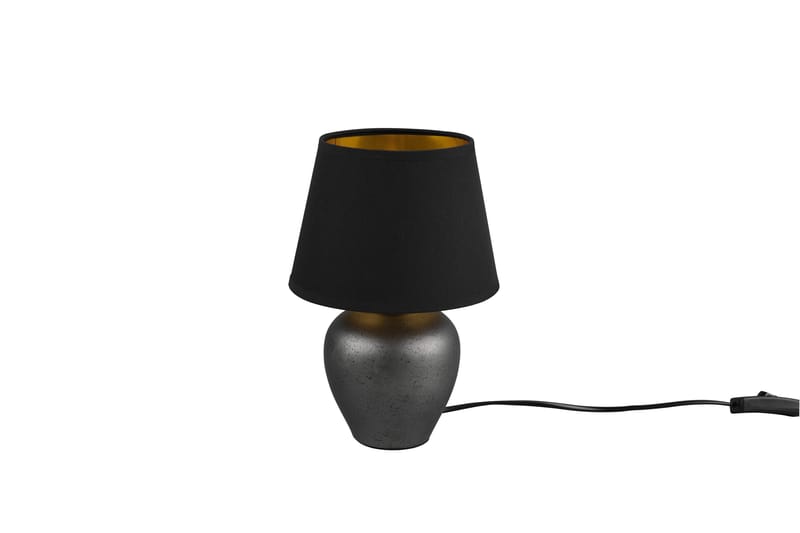 Trio Lighting Abby bordslampa E14 svart/ guld - Fönsterlampa på fot - Sovrumslampa - Sänglampa bord - Fönsterlampa - Bordslampor - Vardagsrumslampa