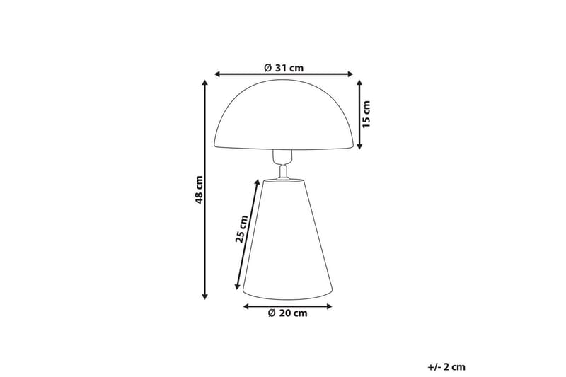 Tritonia Bordslampa 48 cm E27 - Svart - Belysning & el - Inomhusbelysning & lampor - Sänglampor & nattduksbordslampa - Sänglampa bord