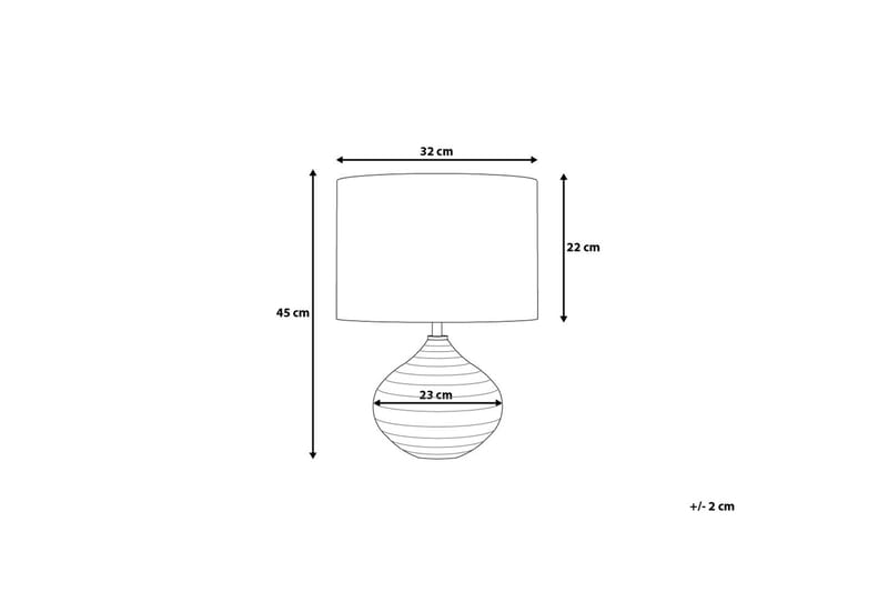 Kuban Bordslampa 32 cm - Guld - Sovrumslampa - Bordslampor