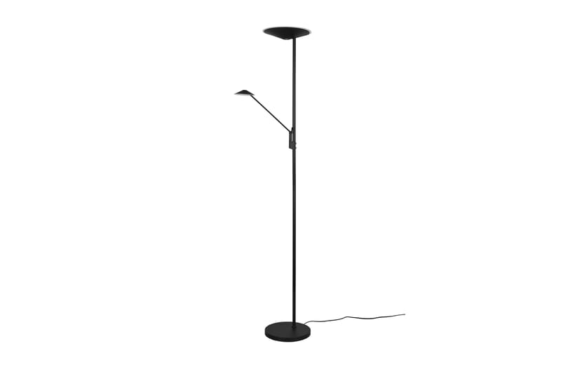 Trio Lighting Brantford LED golvlampa mattsvart - Sovrumslampa - Golvlampa - Vardagsrumslampa