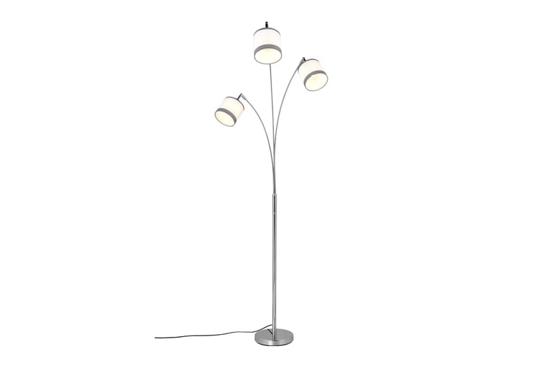 Trio Lighting Davos golvlampa 3L E14 krom/ vit - Belysning & el - Inomhusbelysning & lampor - Sovrumslampa