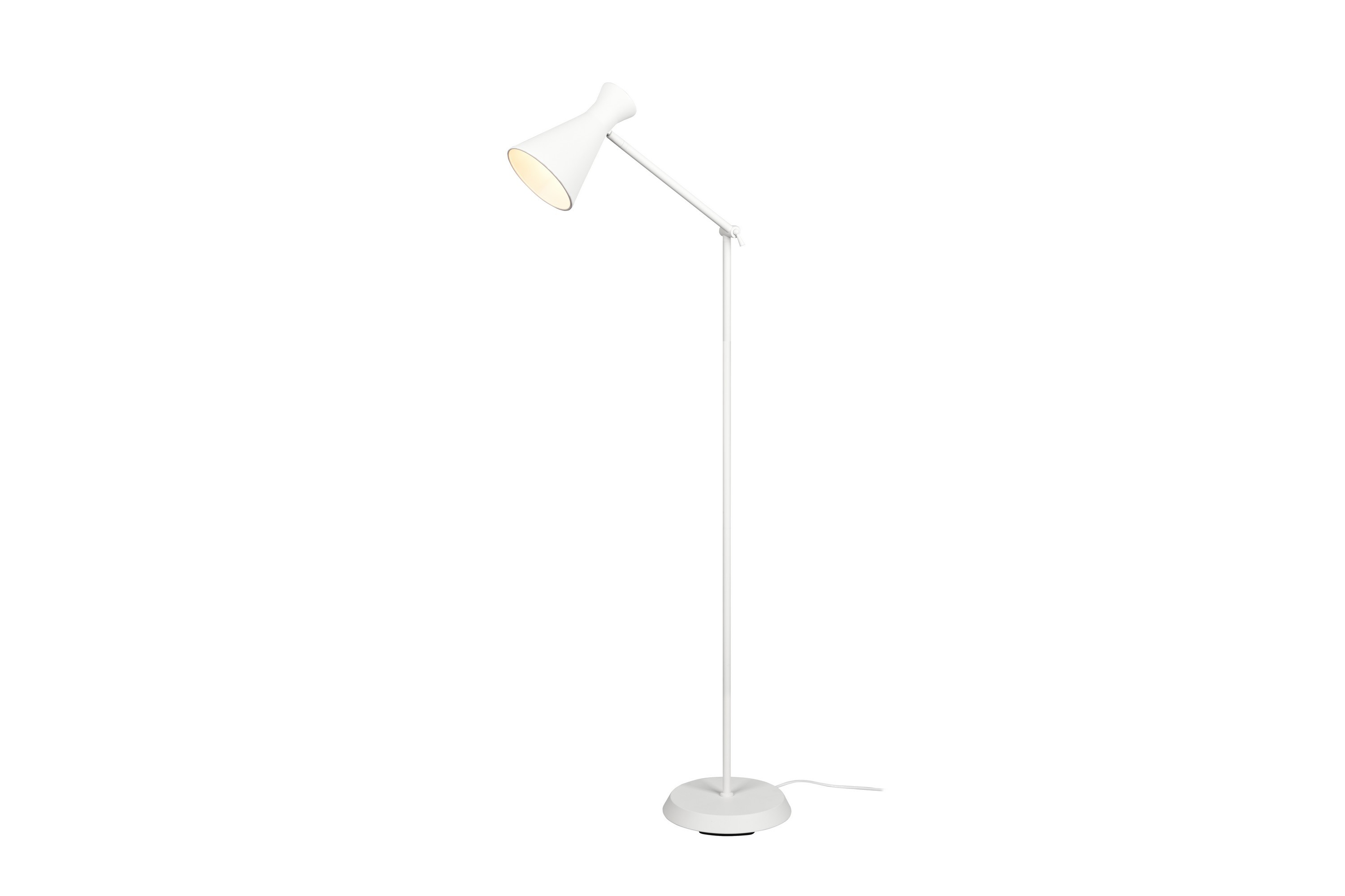 Trio Lighting Enzo golvlampa E27 mattvit - R40781031