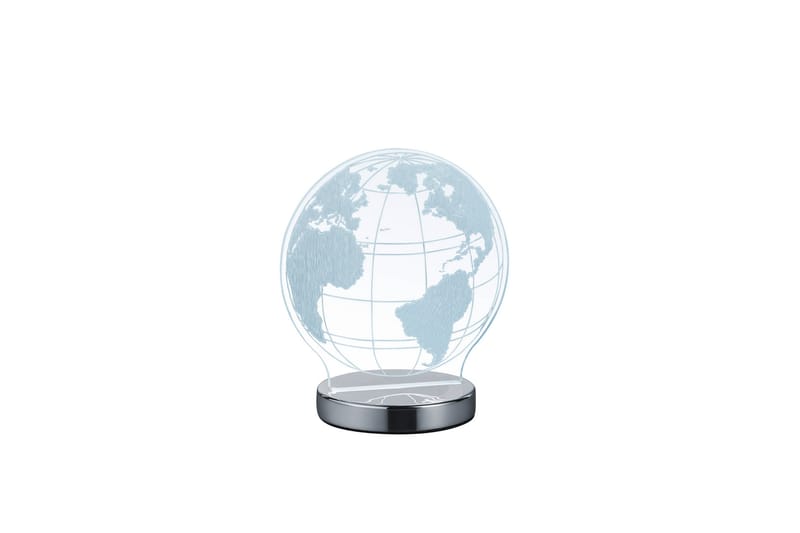 Trio Lighting Globe LED bordslampa krom - Krom - Sovrumslampa - Bordslampor