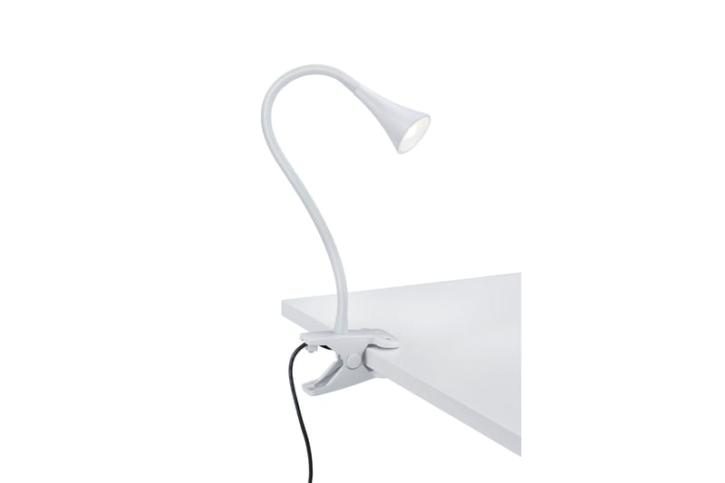 Trio Lighting Viper LED klämlampa vit - Vit - Sovrumslampa - Bordslampor