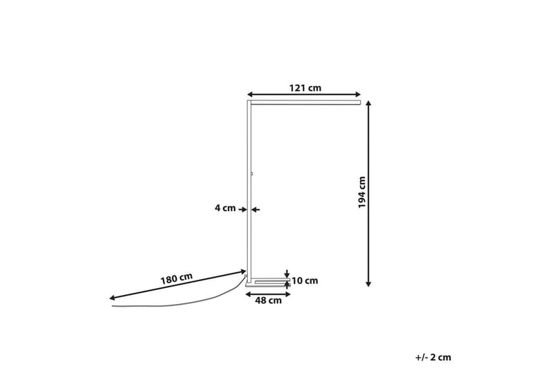 Stelle Golvlampa 194 cm - Svart - Belysning & el - Inomhusbelysning & lampor - Sovrumslampa