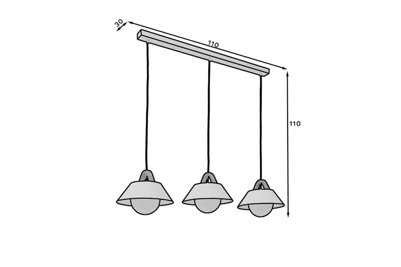 Almitara Pendellampa Rund - Svart - Belysning & el - Inomhusbelysning & lampor - Taklampa & takbelysning - Pendellampor & hänglampor