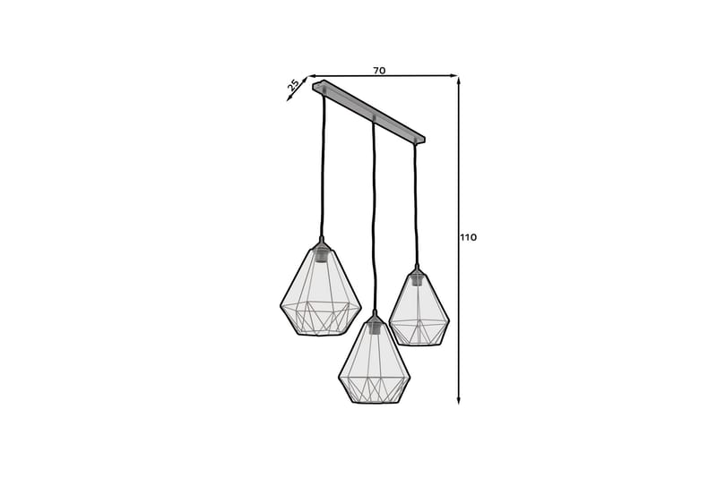 Bendinni Pendellampa Rund - Svart - Taklampa kök - Fönsterlampa hängande - Fönsterlampa - Pendellampor & hänglampor - Sovrumslampa - Vardagsrumslampa