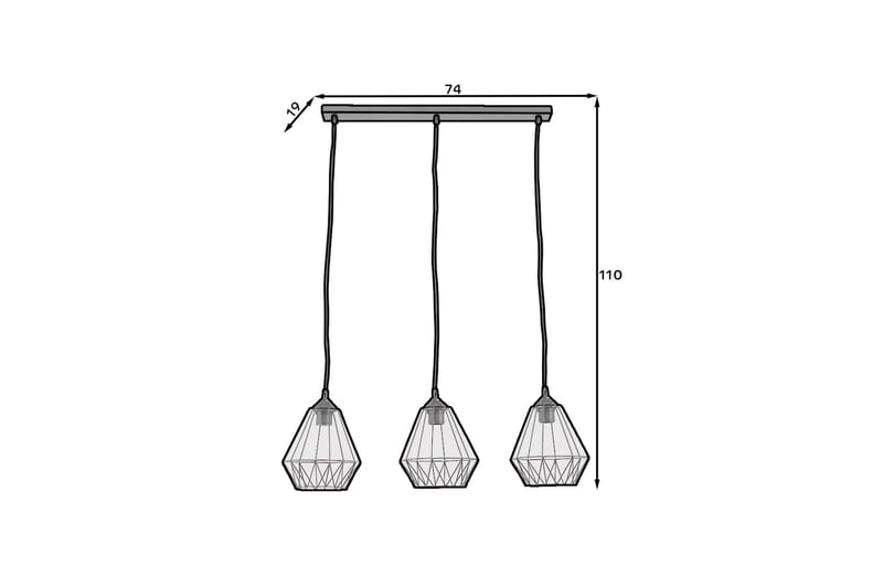 Benigne Pendellampa - Svart - Belysning & el - Inomhusbelysning & lampor - Taklampa & takbelysning - Pendellampor & hänglampor