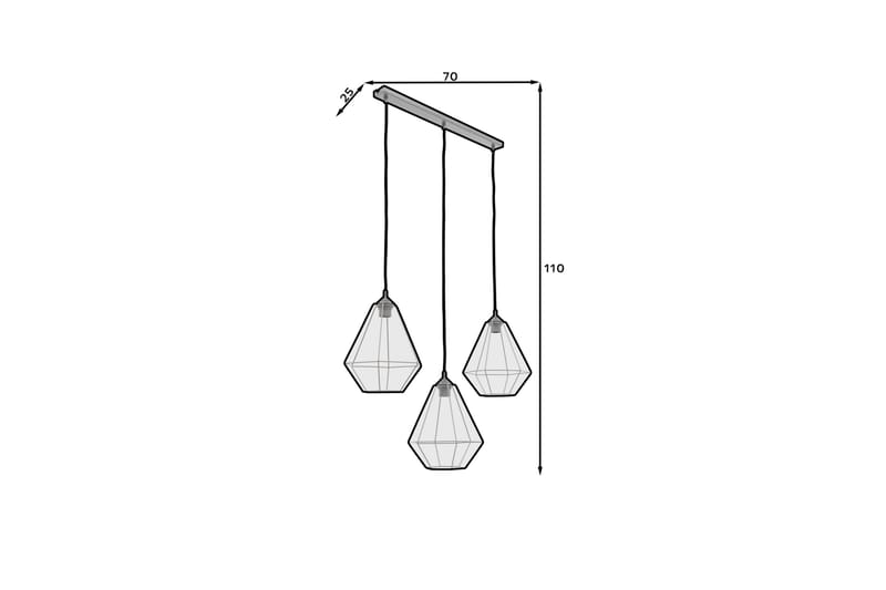 Brevitas Pendellampa - Svart - Taklampa kök - Fönsterlampa hängande - Fönsterlampa - Pendellampor & hänglampor - Sovrumslampa - Vardagsrumslampa