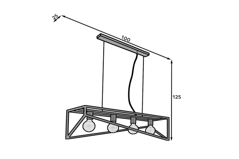 Eluvies Pendellampa Rund - Svart - Taklampa kök - Fönsterlampa hängande - Fönsterlampa - Pendellampor & hänglampor - Sovrumslampa - Vardagsrumslampa