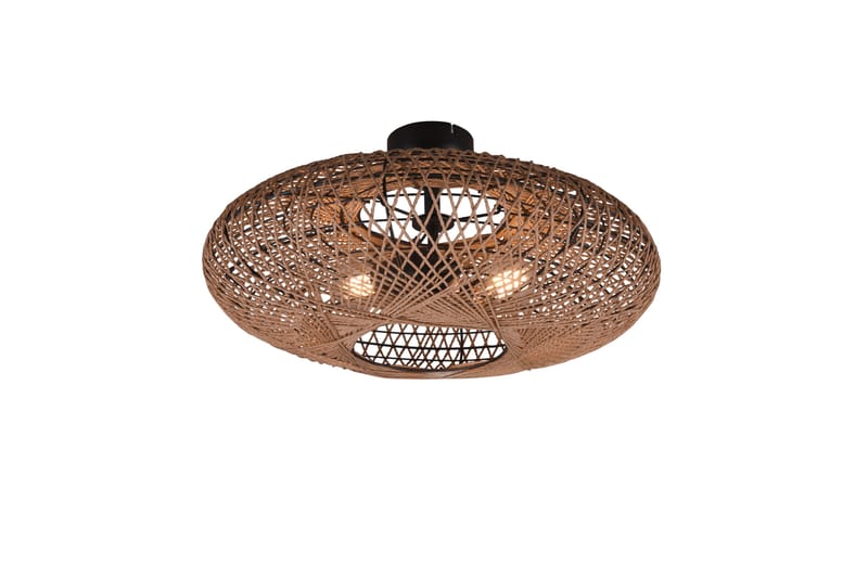 Hedda Plafond 2L E27 mattsvart/ sisal - Matt svart/Sisal - Belysning & el - Inomhusbelysning & lampor - Taklampa & takbelysning - Plafond