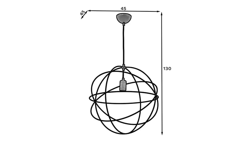 Olinto Pendellampa Rund - Svart - Belysning & el - Inomhusbelysning & lampor - Taklampa & takbelysning - Pendellampor & hänglampor