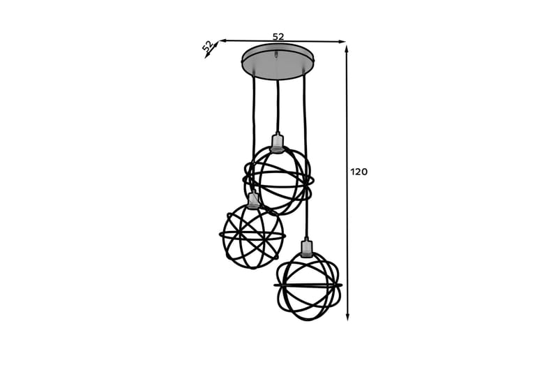 Olinto Pendellampa Rund - Svart - Belysning & el - Inomhusbelysning & lampor - Taklampa & takbelysning - Pendellampor & hänglampor