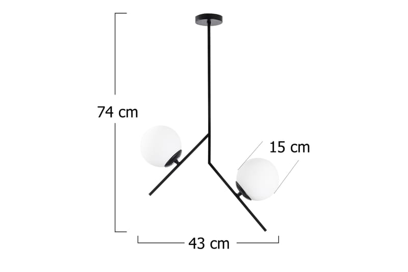 Opviq Taklampa - Svart - Belysning & el - Inomhusbelysning & lampor - Taklampa & takbelysning