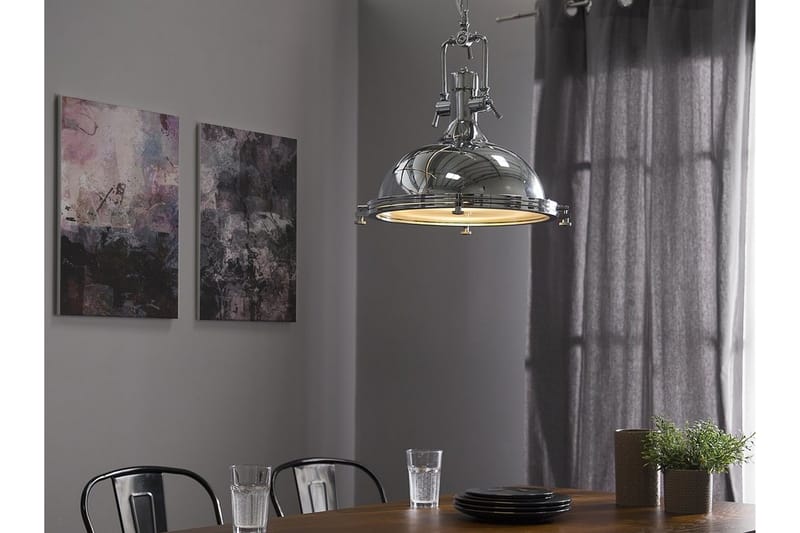 Ebron Taklampa 38 cm - Silver - Taklampa kök - Fönsterlampa hängande - Fönsterlampa - Pendellampor & hänglampor - Sovrumslampa - Vardagsrumslampa