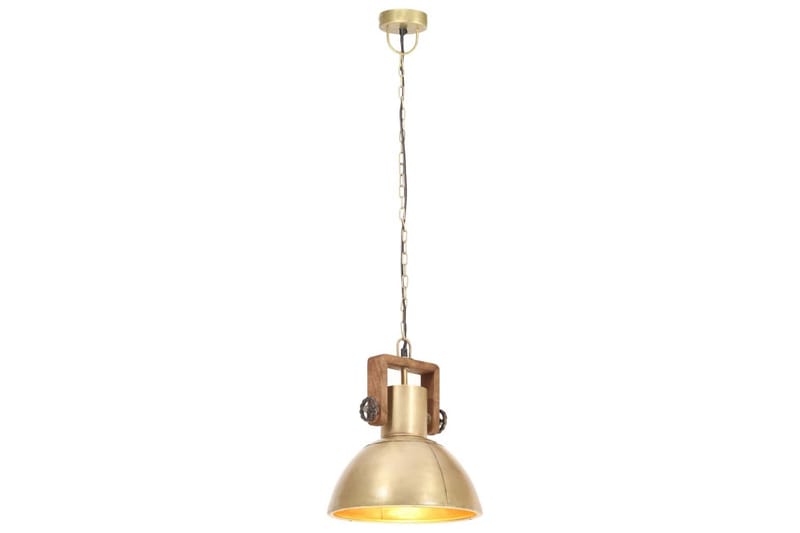 Hänglampa industriell 25 W mässing rund 30 cm E27 - Flerfärgad - Taklampa kök - Fönsterlampa hängande - Fönsterlampa - Pendellampor & hänglampor - Sovrumslampa - Vardagsrumslampa