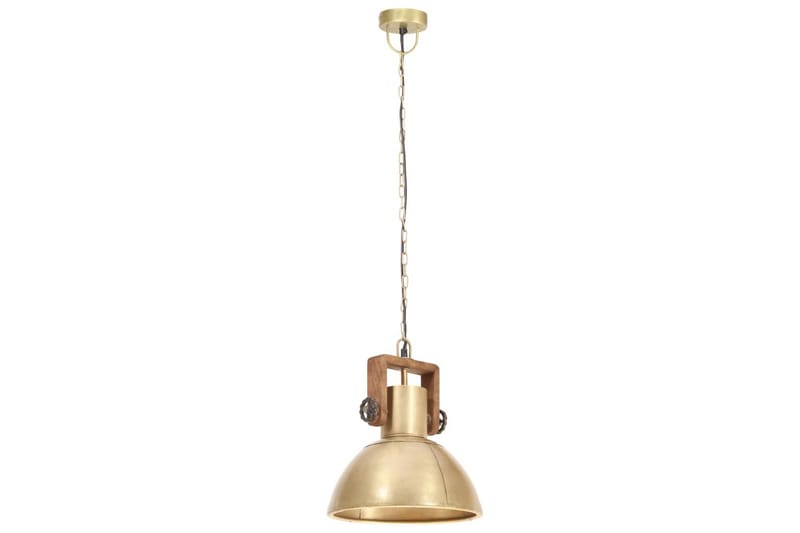 Hänglampa industriell 25 W mässing rund 30 cm E27 - Flerfärgad - Taklampa kök - Fönsterlampa hängande - Fönsterlampa - Pendellampor & hänglampor - Sovrumslampa - Vardagsrumslampa