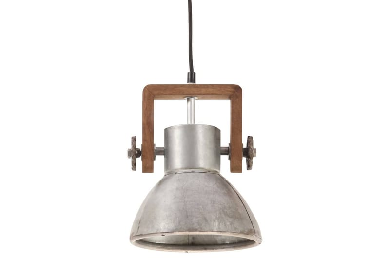 Hänglampa industriell 25 W silver rund 19 cm E27 - Silver - Taklampa kök - Fönsterlampa hängande - Fönsterlampa - Pendellampor & hänglampor - Sovrumslampa - Vardagsrumslampa