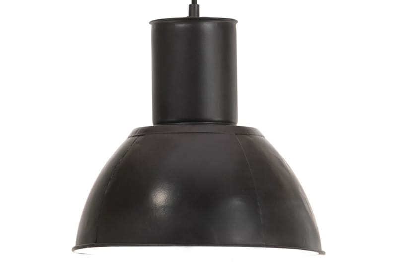 Hänglampa industriell 25 W svart rund 28,5 cm E27 - Svart - Taklampa kök - Fönsterlampa hängande - Fönsterlampa - Pendellampor & hänglampor - Sovrumslampa - Vardagsrumslampa