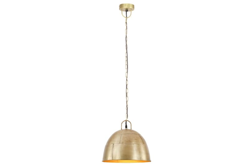 Hänglampa industriell vintage 25 W mässing rund 31 cm E27 - Guld - Taklampa kök - Fönsterlampa hängande - Fönsterlampa - Pendellampor & hänglampor - Sovrumslampa - Vardagsrumslampa