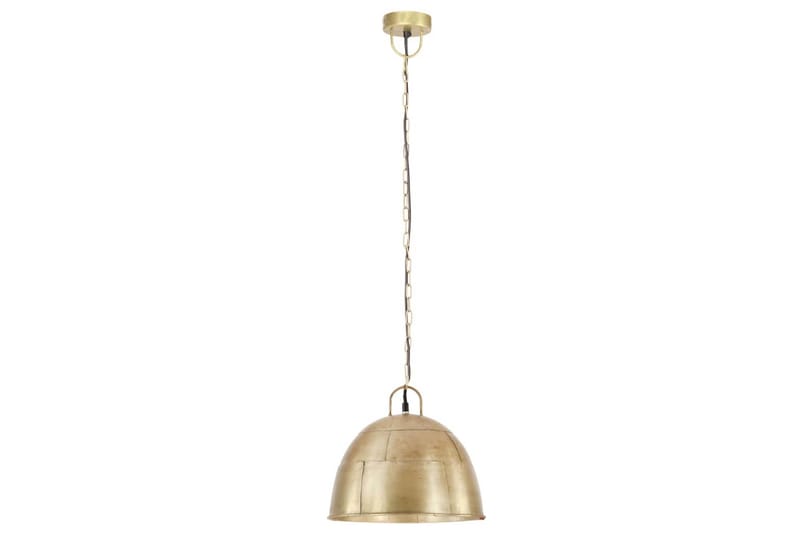 Hänglampa industriell vintage 25 W mässing rund 31 cm E27 - Guld - Taklampa kök - Fönsterlampa hängande - Fönsterlampa - Pendellampor & hänglampor - Sovrumslampa - Vardagsrumslampa