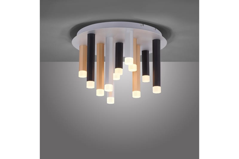 PURE-GEMIN taklampa, aluminium 45x29 cm - Grå/Guld - Taklampa kök - Fönsterlampa hängande - Fönsterlampa - Pendellampor & hänglampor - Sovrumslampa - Vardagsrumslampa