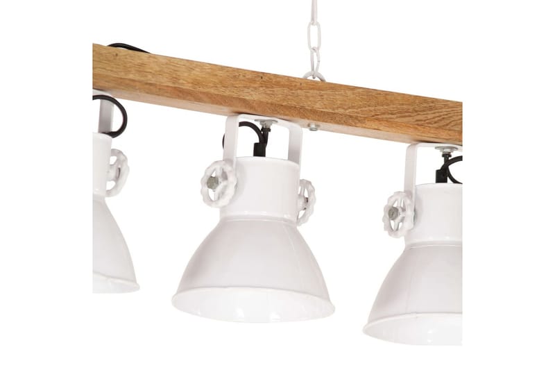 Taklampa industriell vit E27 mangoträ - Vit - Taklampa kök - Fönsterlampa hängande - Fönsterlampa - Pendellampor & hänglampor - Sovrumslampa - Vardagsrumslampa