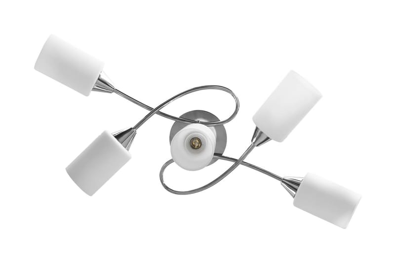 Taklampa med keramikskärmar för 5 E14-lampor vit kon - Vit - Taklampa kök - Fönsterlampa hängande - Fönsterlampa - Pendellampor & hänglampor - Sovrumslampa - Vardagsrumslampa