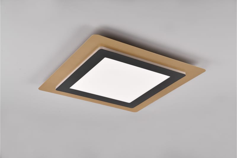 Morgan LED Plafond 45x45 cm mattsvart/ guld - Matt svart/Guld - Belysning & el - Inomhusbelysning & lampor - Taklampa & takbelysning - Plafond