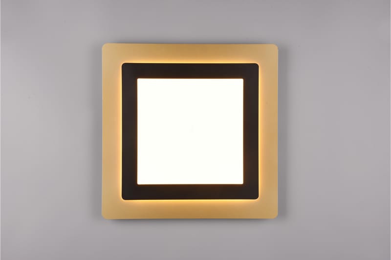 Morgan LED Plafond 45x45 cm mattsvart/ guld - Matt svart/Guld - Belysning & el - Inomhusbelysning & lampor - Taklampa & takbelysning - Plafond