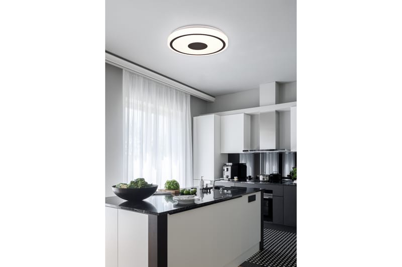 Trio Lighting Bunda LED plafond 34 cm mattsvart - Belysning & el - Inomhusbelysning & lampor - Taklampa & takbelysning - Plafond