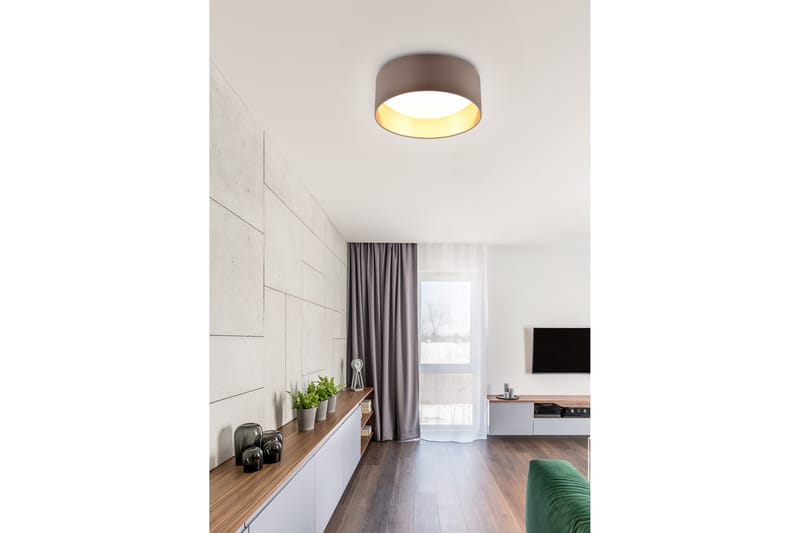 Trio Lighting Locarno LED plafond 28 cm greige - Belysning & el - Inomhusbelysning & lampor - Taklampa & takbelysning - Plafond