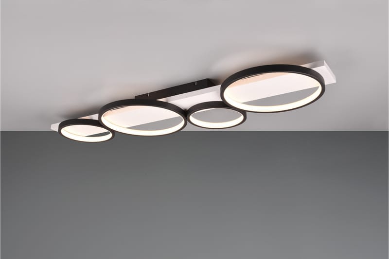 Trio Lighting Medera LED plafond 4L mattsvart - Belysning & el - Inomhusbelysning & lampor - Taklampa & takbelysning - Plafond