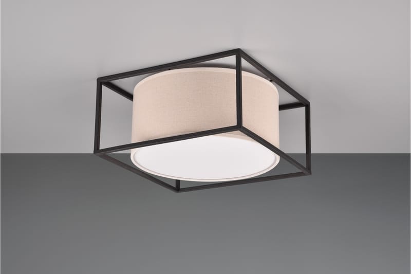 Trio Lighting Ross plafond 30x30 cm E27 beige - Belysning & el - Inomhusbelysning & lampor - Taklampa & takbelysning - Plafond