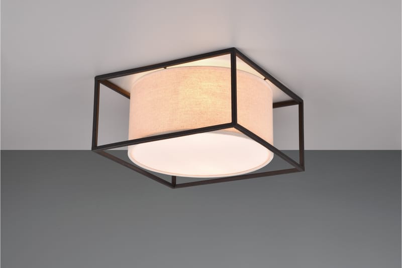 Trio Lighting Ross plafond 30x30 cm E27 beige - Belysning & el - Inomhusbelysning & lampor - Taklampa & takbelysning - Plafond