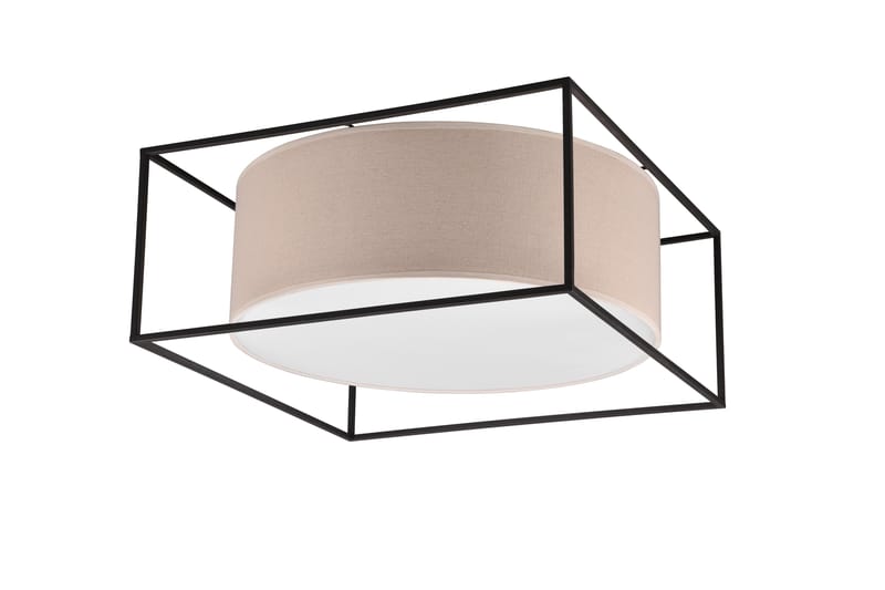 Trio Lighting Ross plafond 50x50 cm E27 beige - Belysning & el - Inomhusbelysning & lampor - Taklampa & takbelysning - Plafond