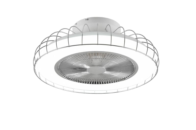 Trio Lighting WiZ Sandfjord LED fläktplafond krom - Plafond - Vardagsrumslampa - Sovrumslampa