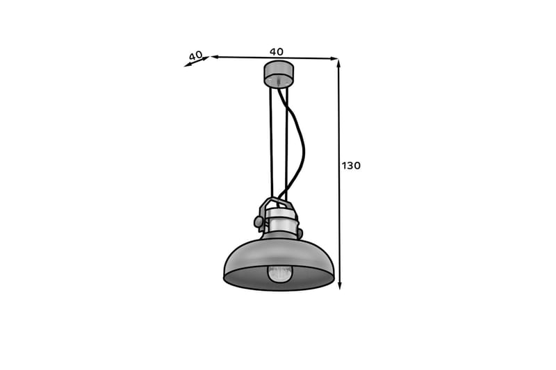 Stealle Pendellampa Rund - Svart - Belysning & el - Inomhusbelysning & lampor - Taklampa & takbelysning - Pendellampor & hänglampor