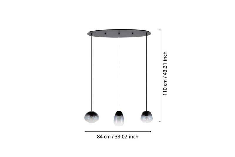 Takpendel Eglo Aguilares - Svart - Belysning & el - Inomhusbelysning & lampor - Taklampa & takbelysning - Pendellampor & hänglampor
