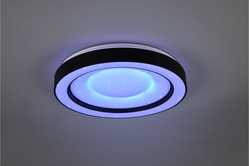 Trio Lighting Arco LED plafond mattsvart starlight RGBW - Plafond - Sovrumslampa - Vardagsrumslampa