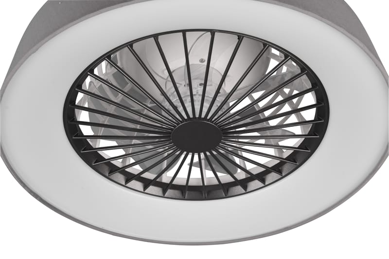 Trio Lighting Farsund LED tak/ vägg fläkt grå - Plafond - Sovrumslampa - Vardagsrumslampa