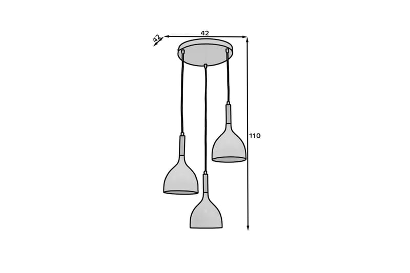 Woldes Pendellampa Rund - Svart - Belysning & el - Inomhusbelysning & lampor - Taklampa & takbelysning - Pendellampor & hänglampor